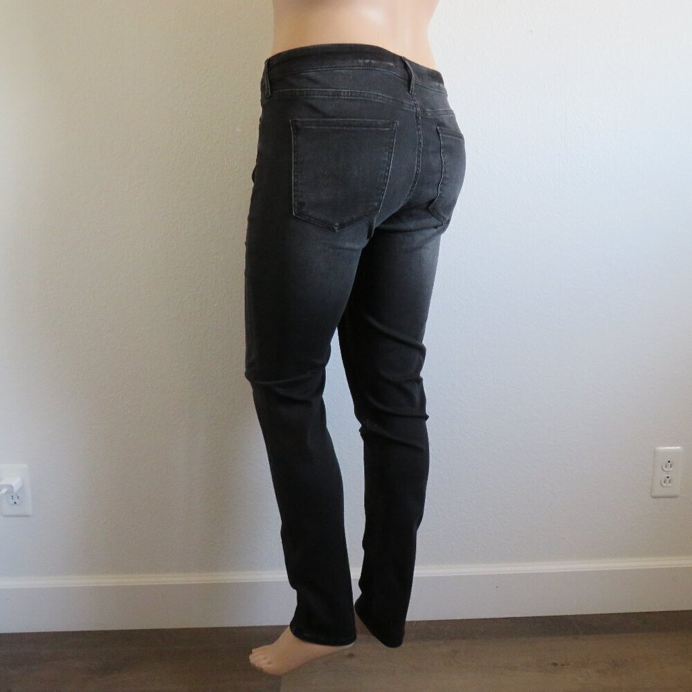KUT from the KLOTH Jeans Women's Distressed Black Denim Skinny Plus Size 18 NWT - Picture 2 of 3